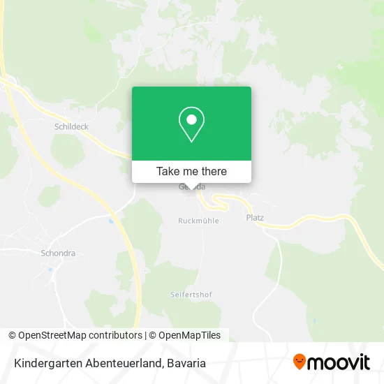 Карта Kindergarten Abenteuerland