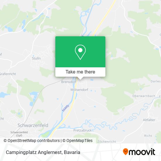 Карта Campingplatz Anglernest