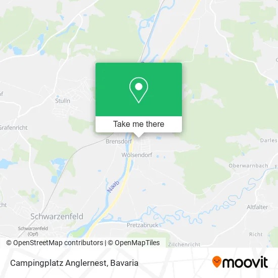 Карта Campingplatz Anglernest