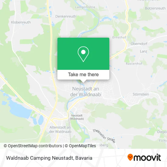 Карта Waldnaab Camping Neustadt
