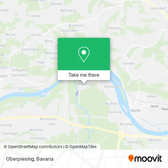 Карта Oberpiesing