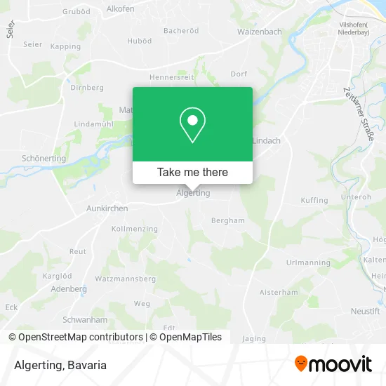 Карта Algerting