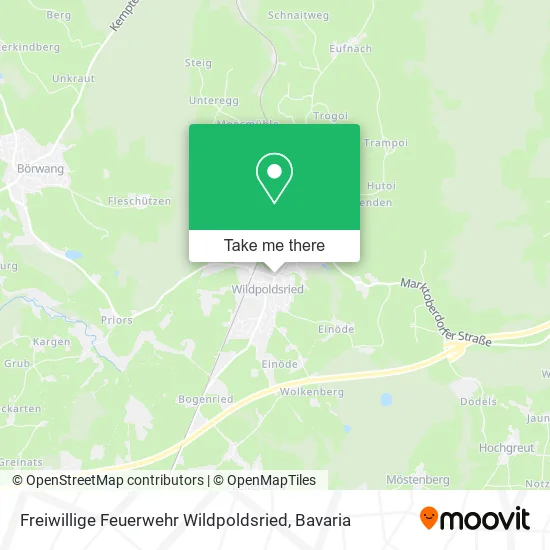 Карта Freiwillige Feuerwehr Wildpoldsried