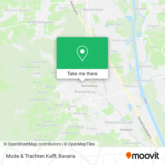 Карта Mode & Trachten Kaffl