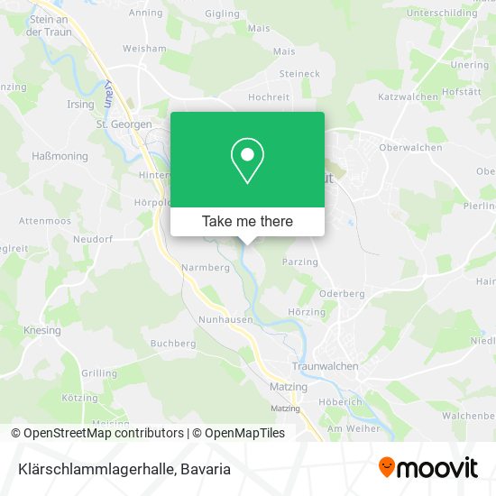 Klärschlammlagerhalle map