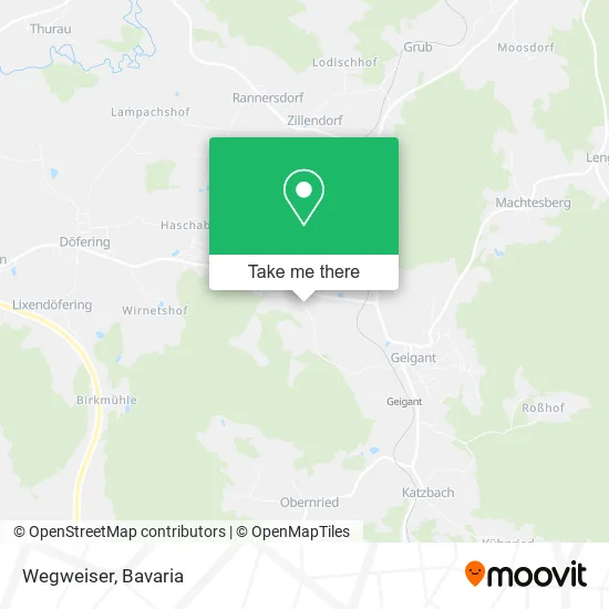 Карта Wegweiser