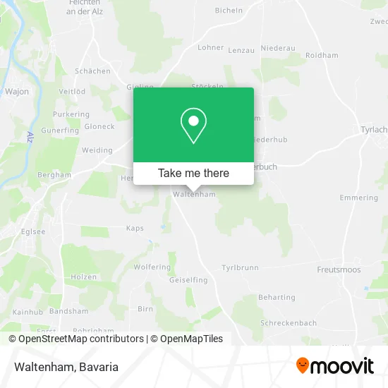 Карта Waltenham