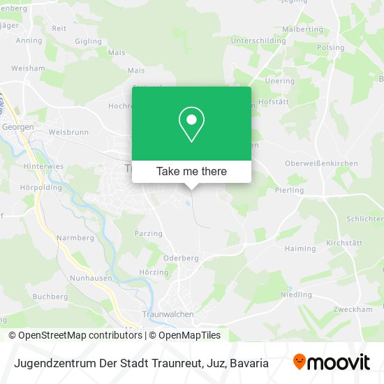 Jugendzentrum Der Stadt Traunreut, Juz map