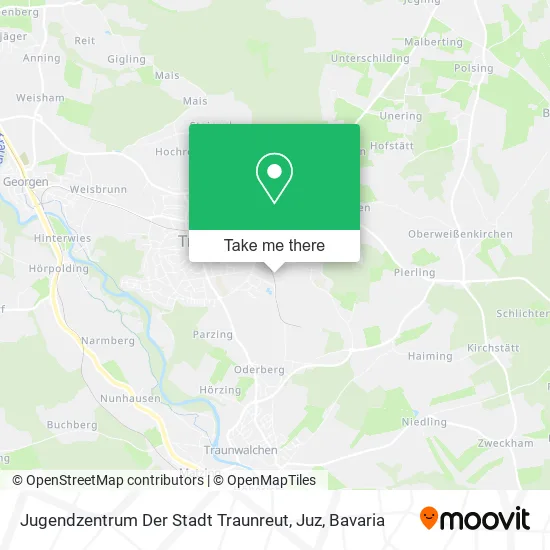 Карта Jugendzentrum Der Stadt Traunreut, Juz