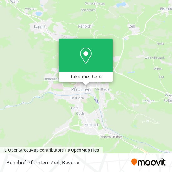 Bahnhof Pfronten-Ried map