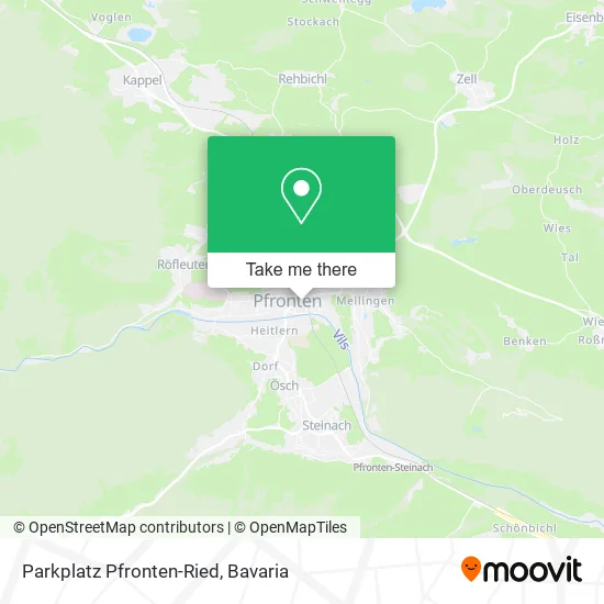Карта Parkplatz Pfronten-Ried