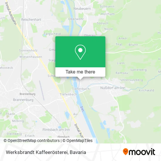 Карта Werksbrandt Kaffeerösterei