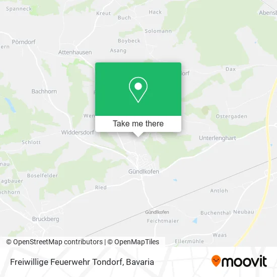 Карта Freiwillige Feuerwehr Tondorf