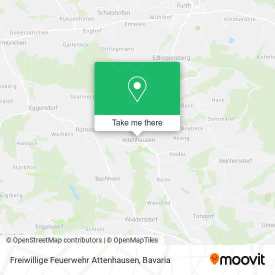 Карта Freiwillige Feuerwehr Attenhausen