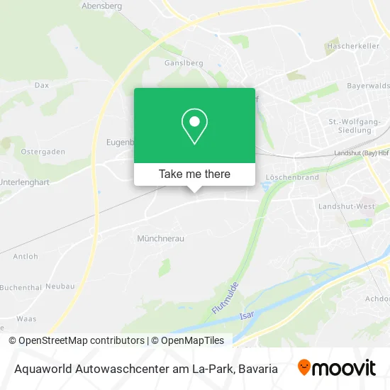 Карта Aquaworld Autowaschcenter am La-Park