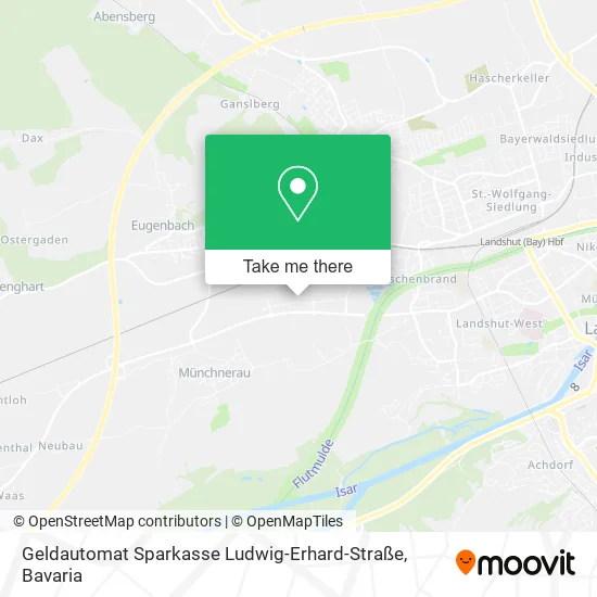 Карта Geldautomat Sparkasse Ludwig-Erhard-Straße
