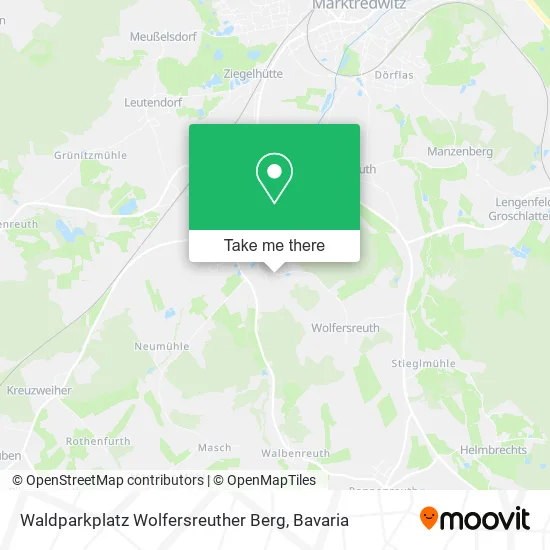 Карта Waldparkplatz Wolfersreuther Berg