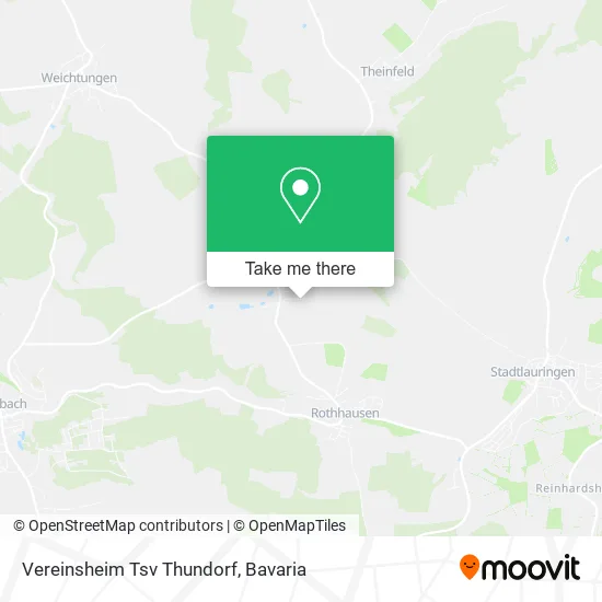 Карта Vereinsheim Tsv Thundorf