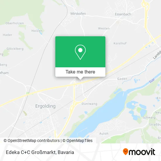 Edeka C+C Großmarkt map