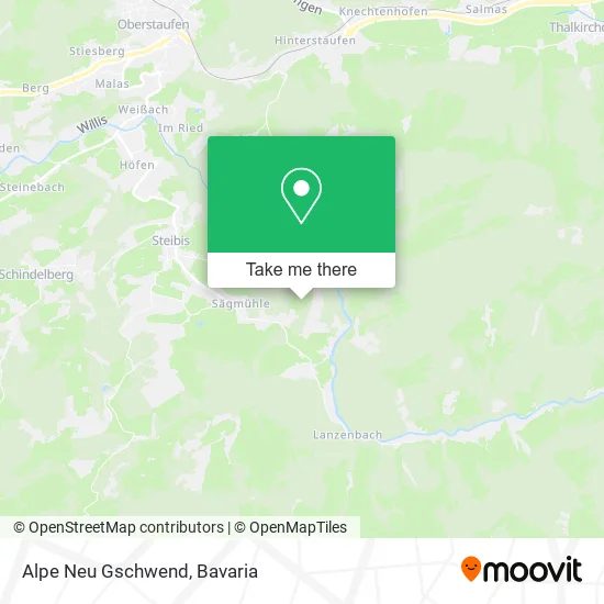 Карта Alpe Neu Gschwend