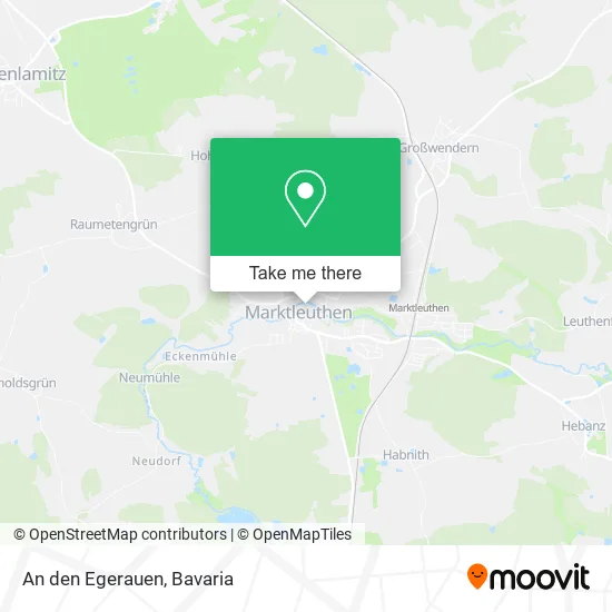 Карта An den Egerauen