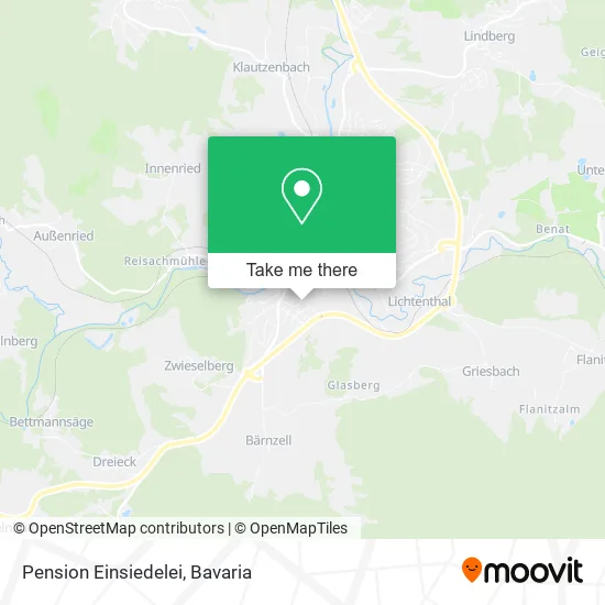 Карта Pension Einsiedelei