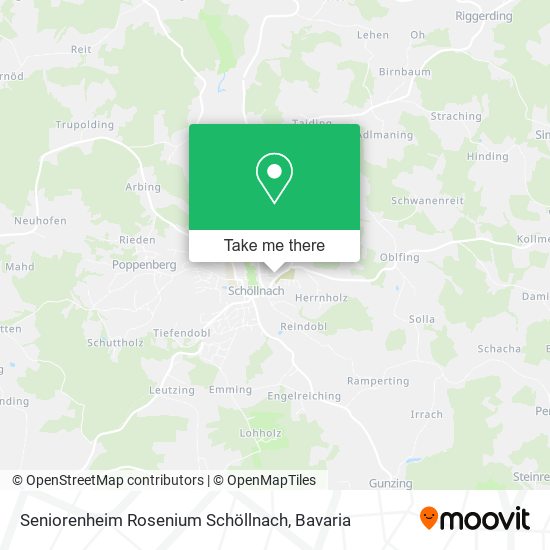 Seniorenheim Rosenium Schöllnach map