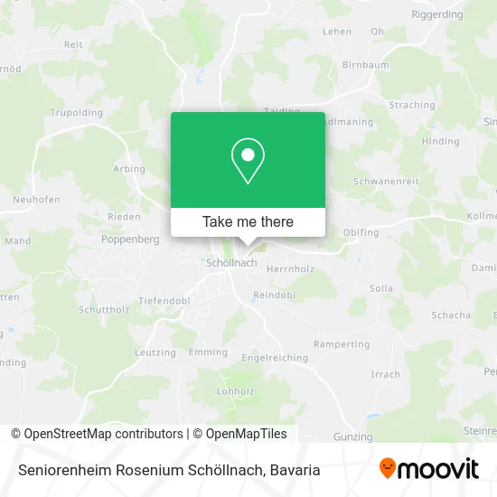 Карта Seniorenheim Rosenium Schöllnach