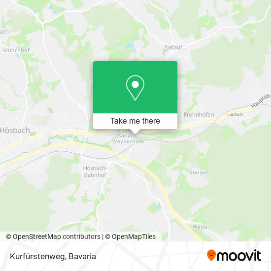 Карта Kurfürstenweg