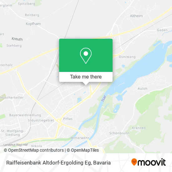 Карта Raiffeisenbank Altdorf-Ergolding Eg