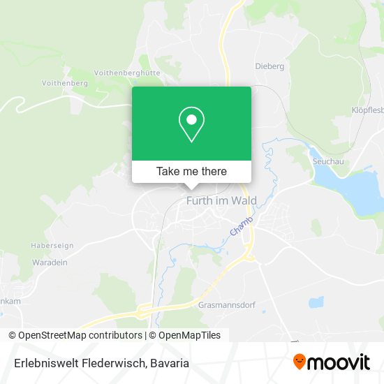 Карта Erlebniswelt Flederwisch