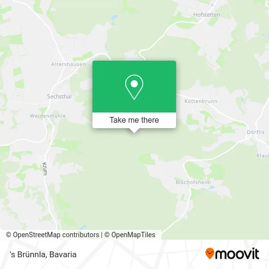 Карта 's Brünnla