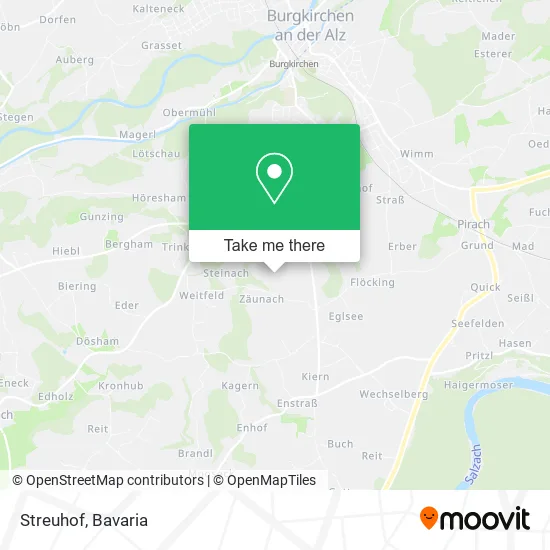 Карта Streuhof
