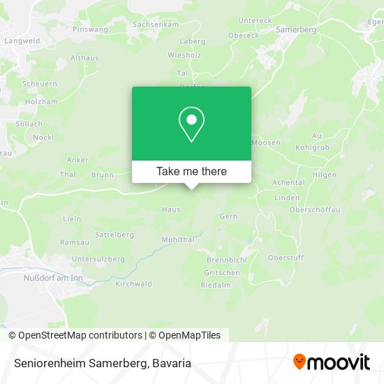 Seniorenheim Samerberg map