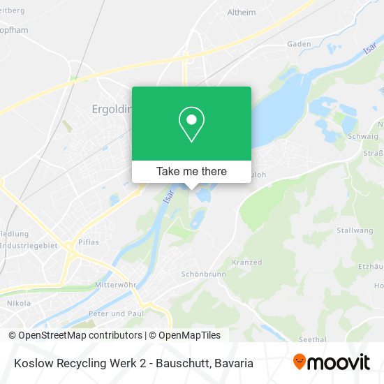 Koslow Recycling Werk 2 - Bauschutt map