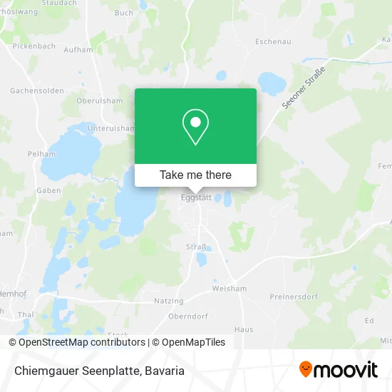 Карта Chiemgauer Seenplatte