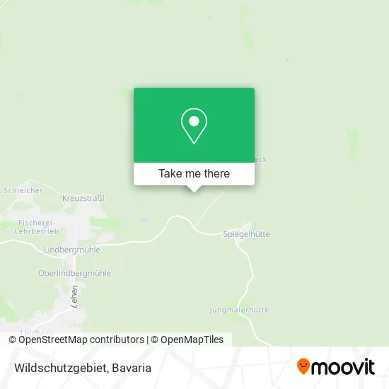 Карта Wildschutzgebiet