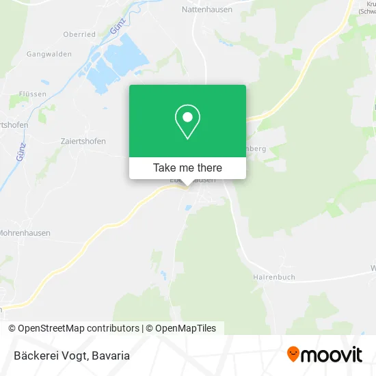 Карта Bäckerei Vogt