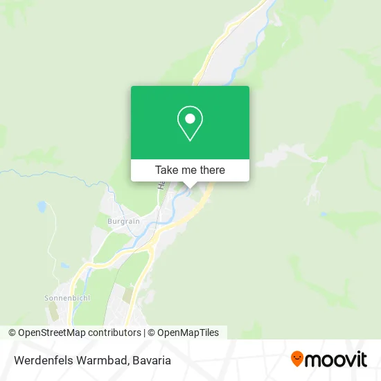 Карта Werdenfels Warmbad