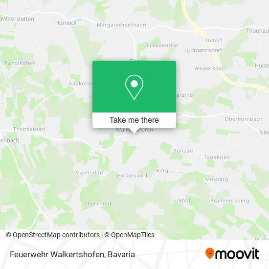 Карта Feuerwehr Walkertshofen