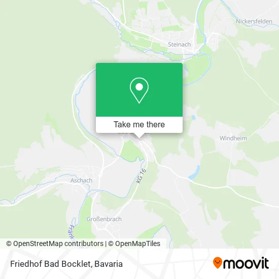 Карта Friedhof Bad Bocklet
