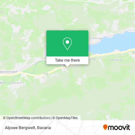 Карта Alpsee Bergwelt