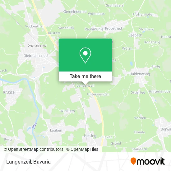 Карта Langenzeil