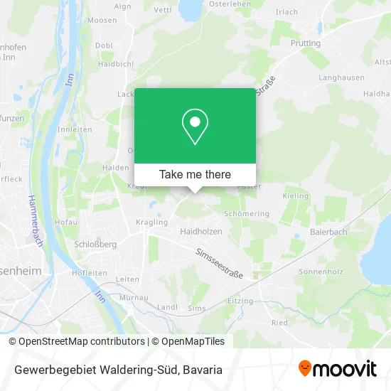 Карта Gewerbegebiet Waldering-Süd