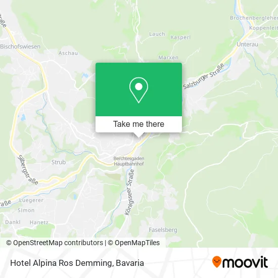 Карта Hotel Alpina Ros Demming