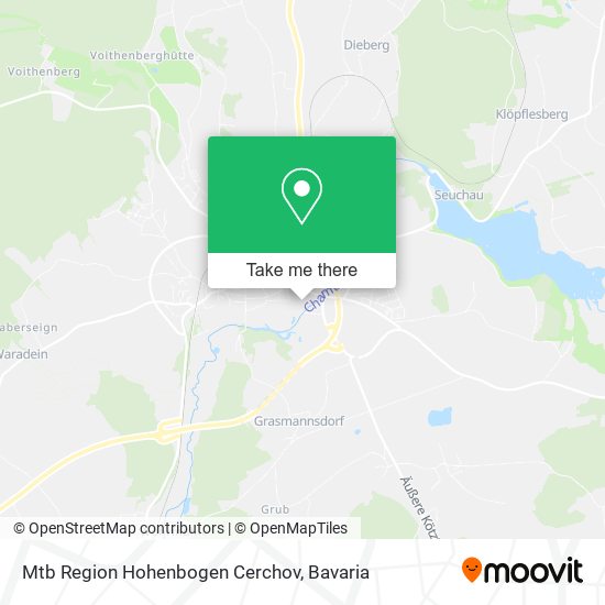 Mtb Region Hohenbogen Cerchov map