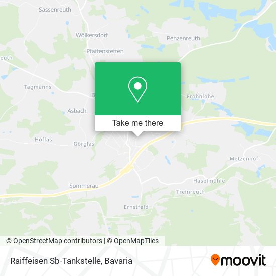 Raiffeisen Sb-Tankstelle map