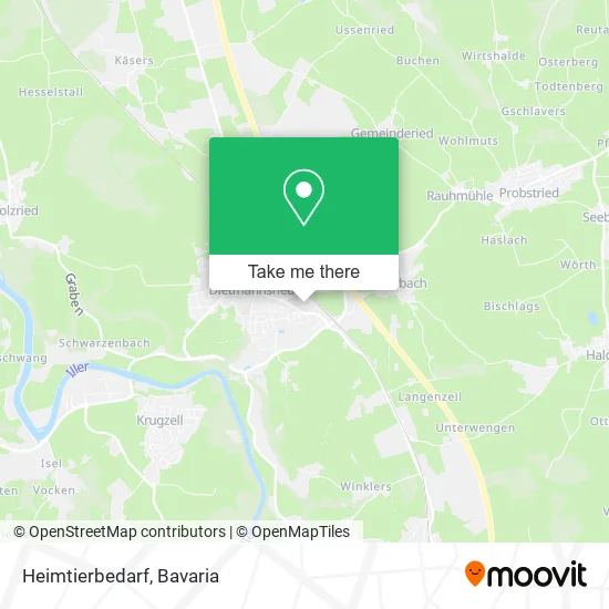 Карта Heimtierbedarf