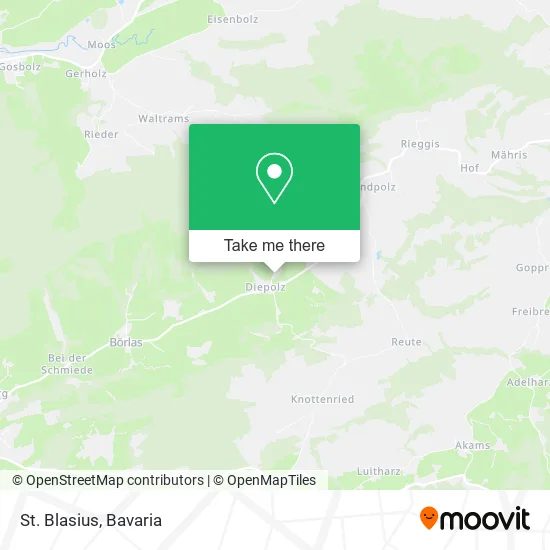 Карта St. Blasius