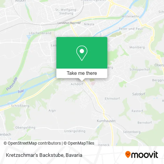 Карта Kretzschmar's Backstube